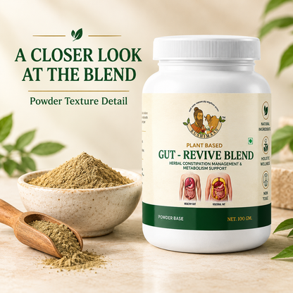Rushimaan Gut-Revive Blend – Plant Based Herbal Powder 100g