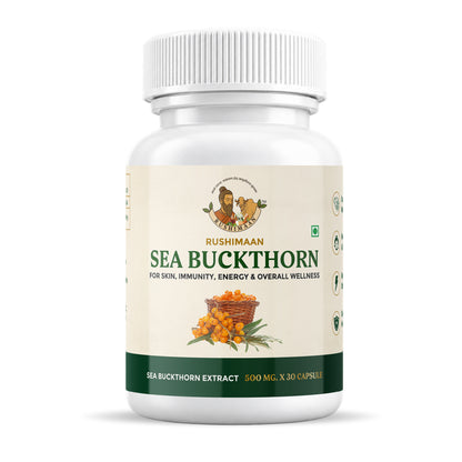 Rushimaan Sea Buckthorn Extract 500mg – 30 Capsules